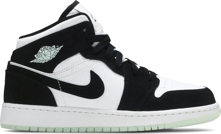 Nike Air Jordan 1 Mid SE GS „Im Dunkeln leuchtender Panda“