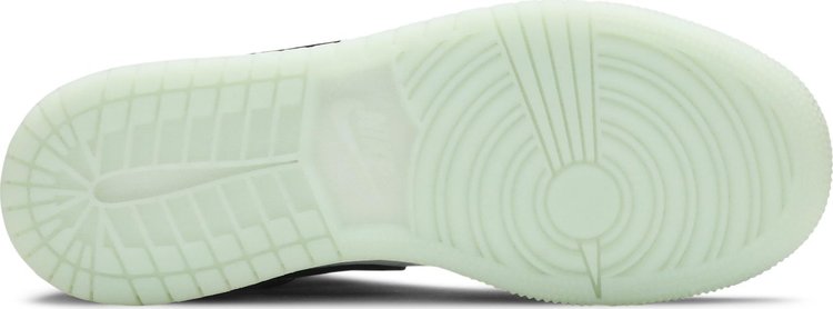 Nike Air Jordan 1 Mid SE GS „Im Dunkeln leuchtender Panda“