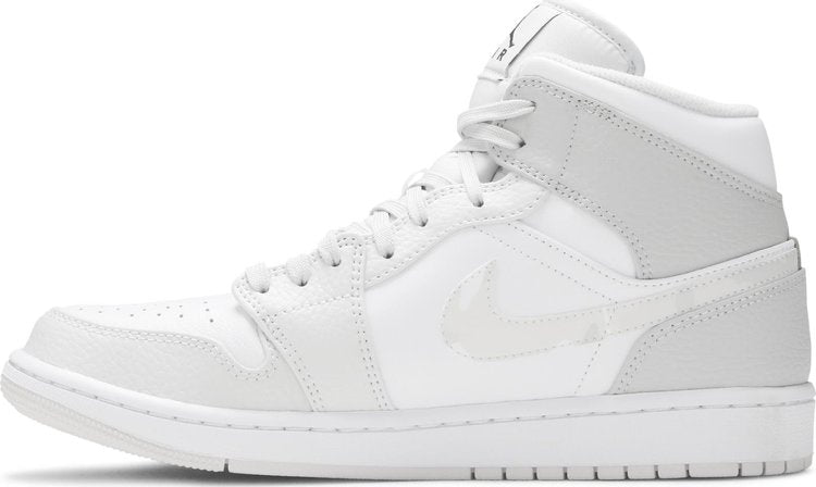 Nike Air Jordan 1 Mid „Swoosh Logo – Grau Camo“