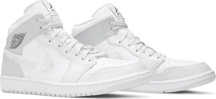 Nike Air Jordan 1 Mid „Swoosh Logo – Grau Camo“