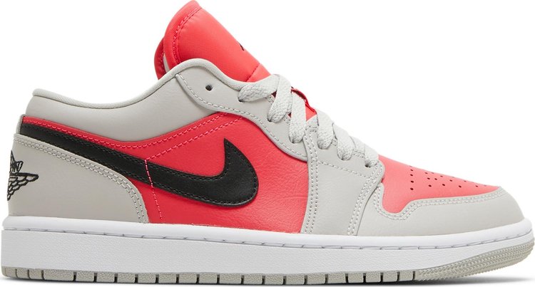 Nike Air Jordan 1 Low „Light Iron Ore Siren Red“