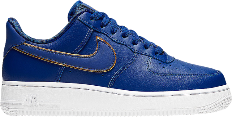 Nike Air Force 1 Low « Swoosh bleu et or »